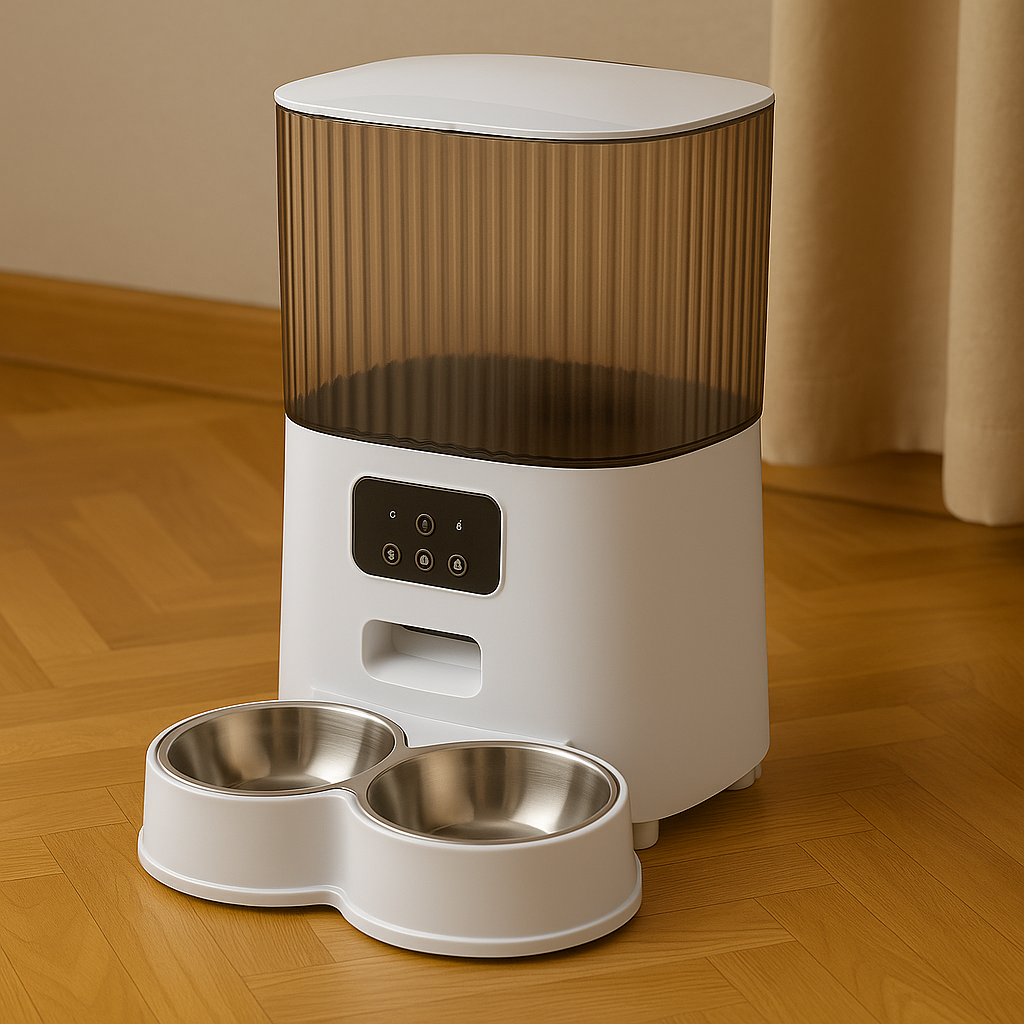 Distributeur Automatique 5L avec Caméra – 1 ou 2 Gamelles | Animoo