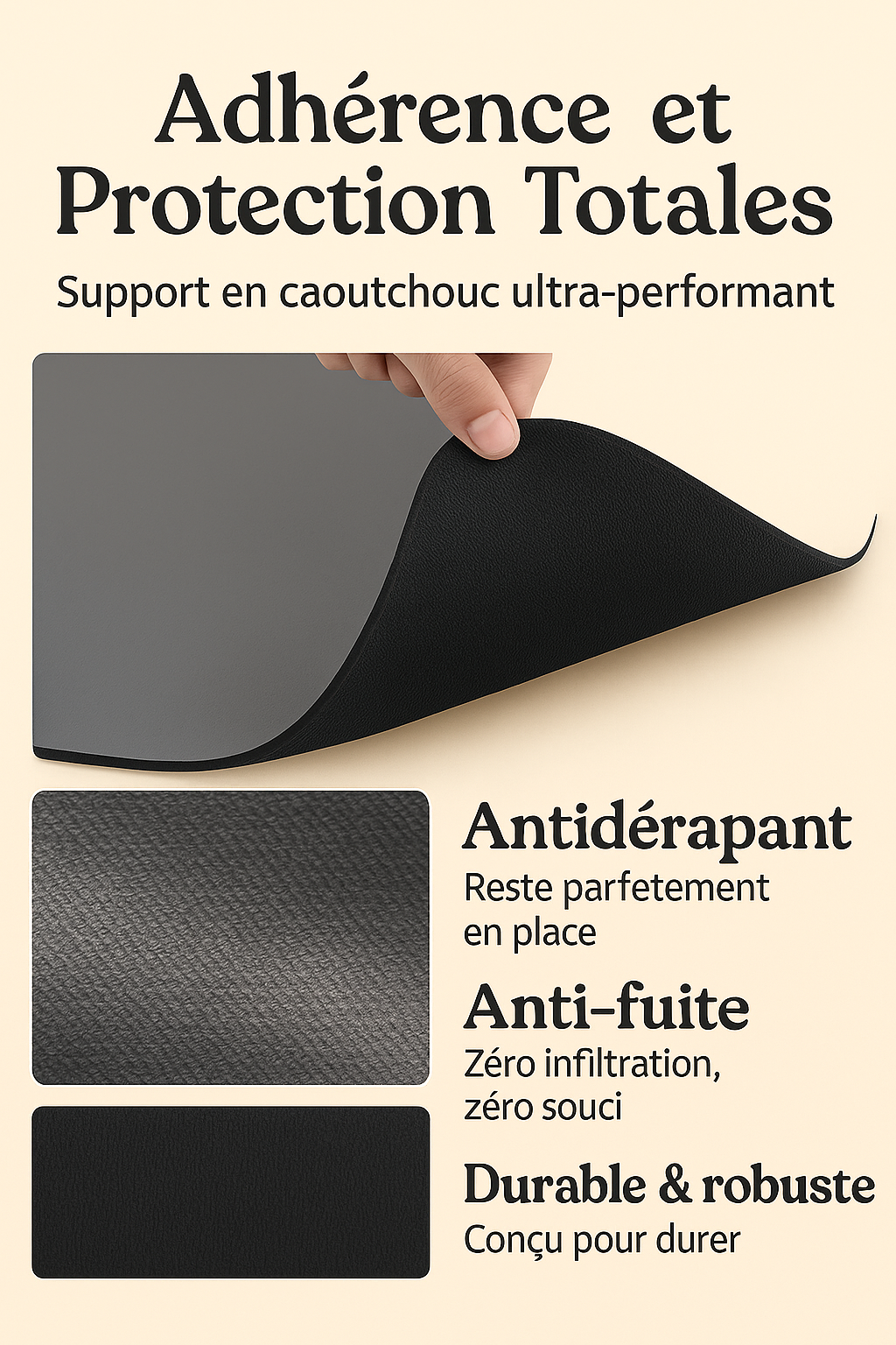 Tapis Antidérapant Ultra-Absorbant pour Gamelles – Parfait pour Chiens & Chats