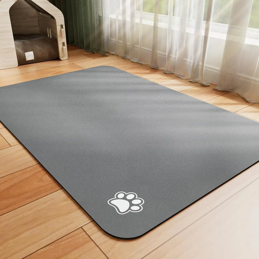 Tapis Antidérapant Ultra-Absorbant pour Gamelles – Parfait pour Chiens & Chats